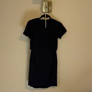 Sporty Black Short Sleeve Lululemon Tennis Dress